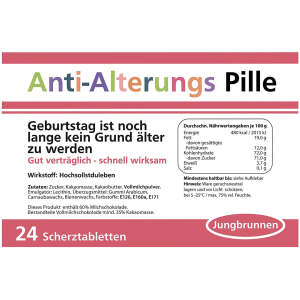 Scherztabletten Anti-Alterungs-Pille - Sweets