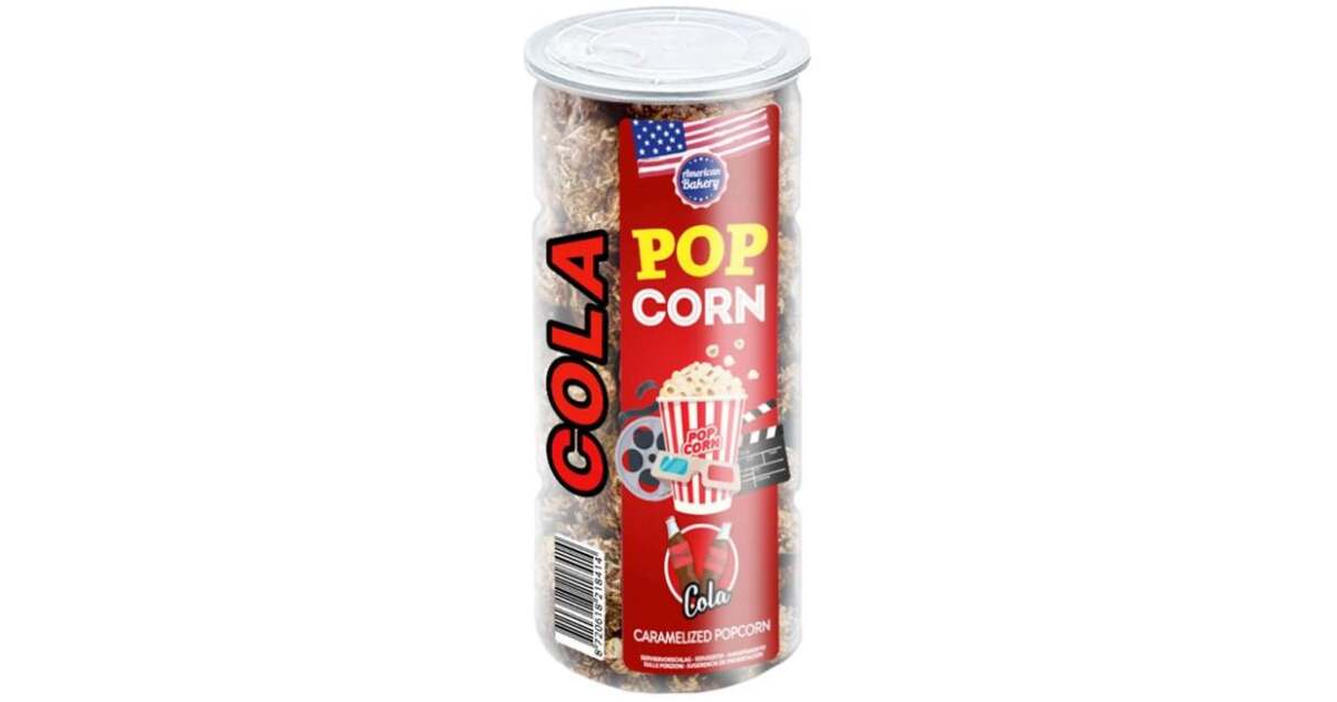 American Bakery Popcorn Cola 170g | Sweets.ch