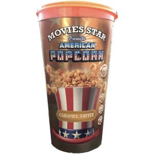 Movies Star Popcorn Becher Caramel Toffee 150g - Movies Star