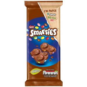 Smarties Milk Chocolate Bar 90g - Smarties