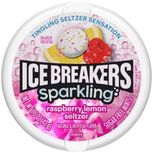 Ice Breakers Mint Sparkling Raspberry Lemon Seltzer 43g - Ice Breakers