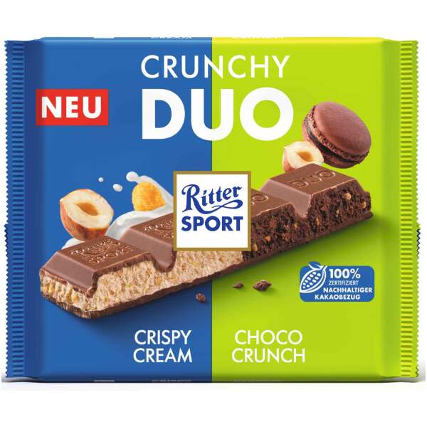 Ritter Sport Crunchy Duo 218g - Ritter Sport