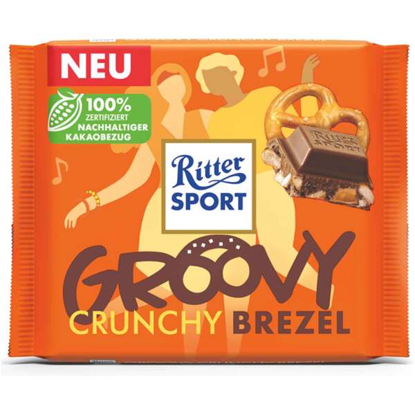 Ritter Sport Groovy Crunchy Brezel 100g