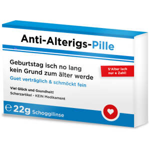 Scherztabletten Anti-Alterigs-Pille - Sweets