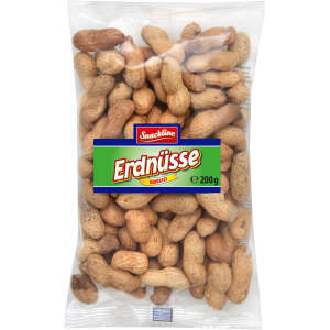 Erdnüsse in der Schale geröstet 200g - Snackline
