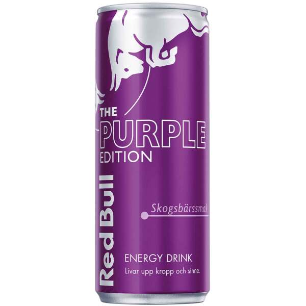Red Bull The Purple Edition Skogsbärssmak 250ml - Red Bull