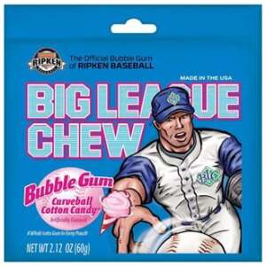 Big League Gum Curveball Cotton Candy 60g - Big League Chew