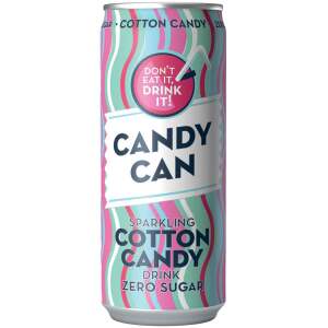 Candy Can Sparkling Cotton Candy Drink Zero Sugar 330ml - Candy Can