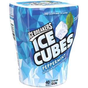 Ice Breakers Ice Cubes Peppermint Sugar Free Gum 92g - Ice Breakers
