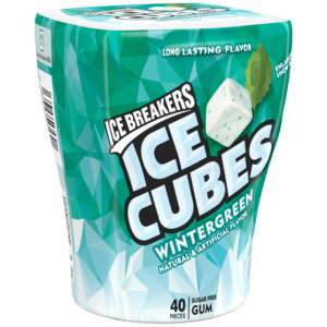 Ice Breakers Ice Cubes Wintergreen Sugar Free Gum 92g - Ice Breakers