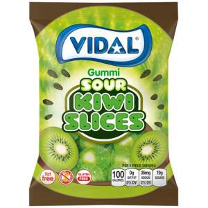 Vidal Sour Kiwi Slices 100g - Vidal