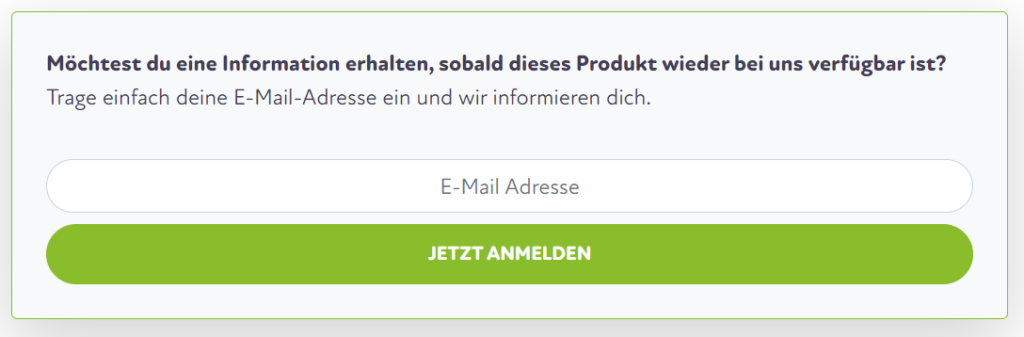 Produkt-Alert