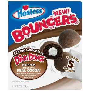 Hostess Bouncers Ding Dongs Glazed Chocolate Mini Cakes 232g - Hostess