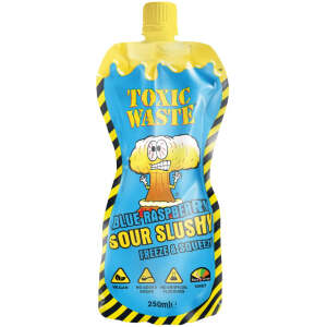 Toxic Waste Sour Slushy Blue Raspberry 250ml - Toxic Waste