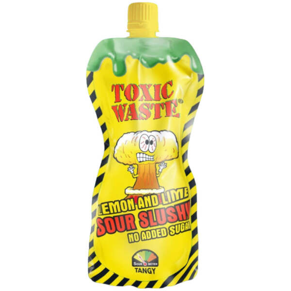 Toxic Waste Sour Slushy Lemon & Lime 250ml - Toxic Waste