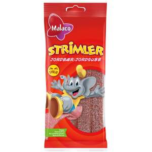 Malaco Strimler Jordbær 80g - Malaco