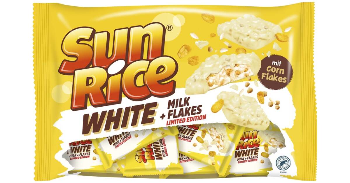 Sun Rice Summer-Edition Crunchy White 208g | Sweets.ch