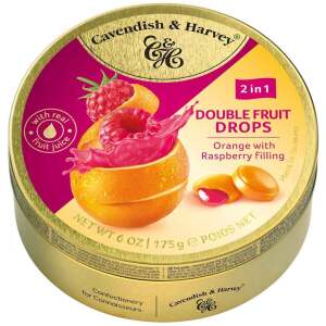 Cavendish & Harvey Double Fruit Orange with Raspberry Filling 175g - Cavendish & Harvey