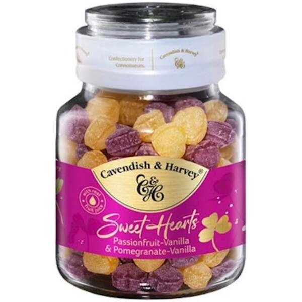 Cavendish & Harvey Passionfruit & Vanilla Sweet Hearts 350g