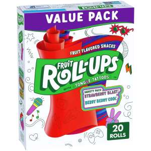 Fruit Roll-Ups Strawberry & Berry 283g - Fruit Roll-Ups