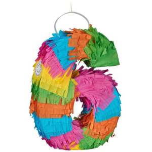 Mini Pinata Zahl 6 - Sweets