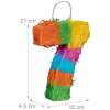 Mini Pinata Zahl 7 - Sweets