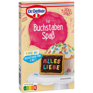 Dr. Oetker Buchstaben Spass Deko Mix 50g - Dr. Oetker