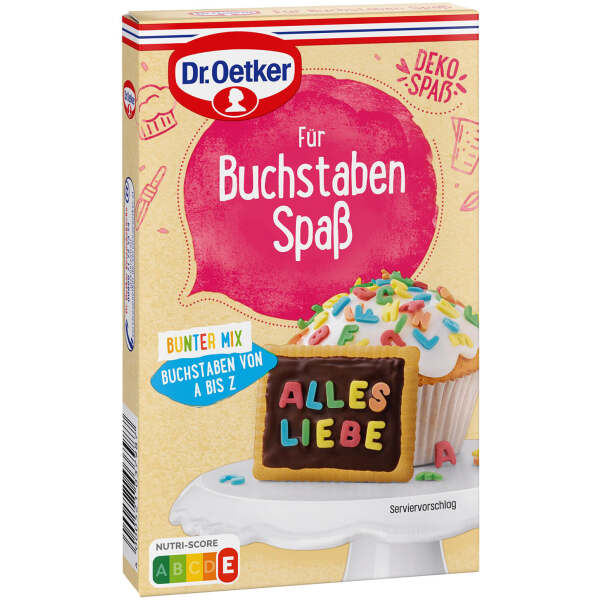 Dr. Oetker Buchstaben Spass Deko Mix 50g