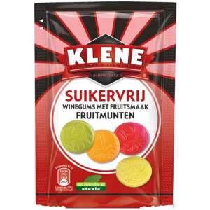 Klene Fruitmunten Stevia 110g - Klene