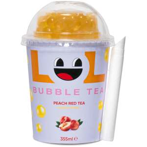 LOL Bubble Red Peach Tea 355ml - LOL Bubble Tea