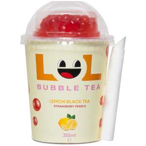 LOL Bubble Black Lemon Tea 355ml - LOL Bubble Tea