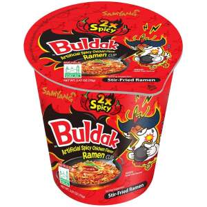 Buldak Double-Spicy Extreme Hot Chicken Ramen Cup 70g - Buldak Ramen