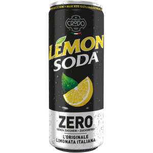 Fonti di Crodo Lemon Zero Soda 330ml - Fonti di Crodo