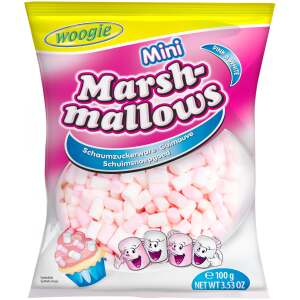 Mini Marshmallows Pink & Weiss 100g - Woogie