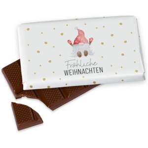 Schokoladentafel Fröhliche Weihnachten Wichtel 40g - La Vida