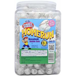 Dubble Bubble Home Run Baseball Bubble Gum 240 Stück - Dubble Bubble