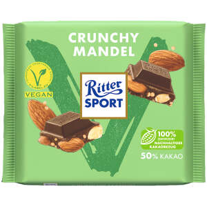 Ritter Sport Vegan Crunchy Mandel 100g - Ritter Sport