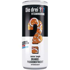 Die drei ??? Justus' Jungle Orange-Passionsfrucht 250ml - Die drei ??? Fragezeichen