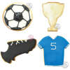 Scrap Cooking 4er Set Ausstechformen Fussball - ScrapCooking