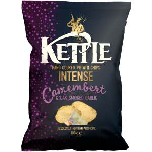 Kettle Intense Camembert & Oak Smoked Garlic 100g - Kettle Chips