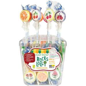 Tridax Rocks Lollies Mix 80 Stück à 10g 800g - Sweet Stories