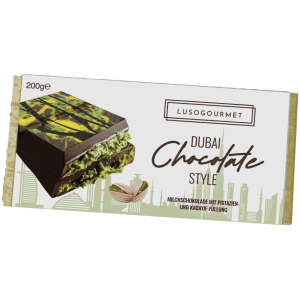 Lusogourmet Dubai Style Chocolate 200g - Sweets