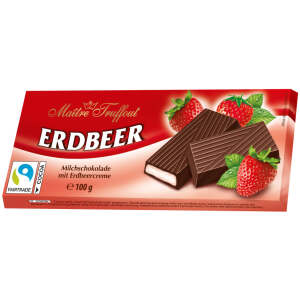 Cremeschokolade Erdbeer 100g - Maître Truffout