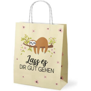 Geschenktasche Faultier Lass es dir gut gehen - La Vida