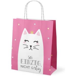 Geschenktasche Katze Sei einzig nicht artig - La Vida