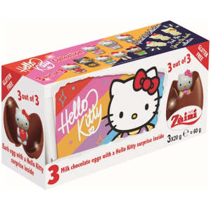 Zaini Schokoeier Hello Kitty 3 Stück - Zaini