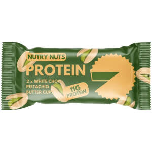 Nutry Nuts White Chocolate Pistachio Butter Cups 2 x 21g - Nutry Nuts