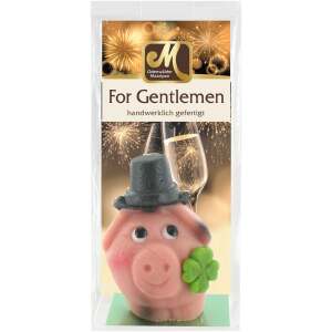 Marzipan Schwein Neujahr Gentleman 50g - Odenwälder