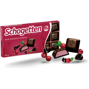 Schogetten Dark Chcolate Cranberry 100g - Schogetten