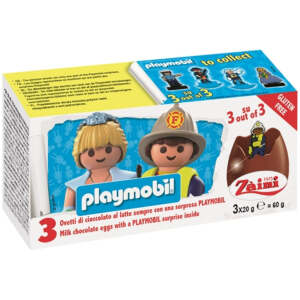 Zaini Schokoeier Playmobil 3 Stück - Sweets